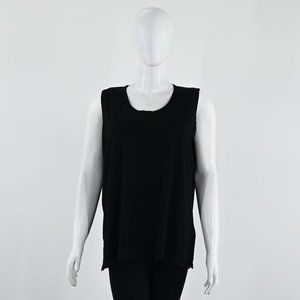 Serkan Triko Women Solid Black Top